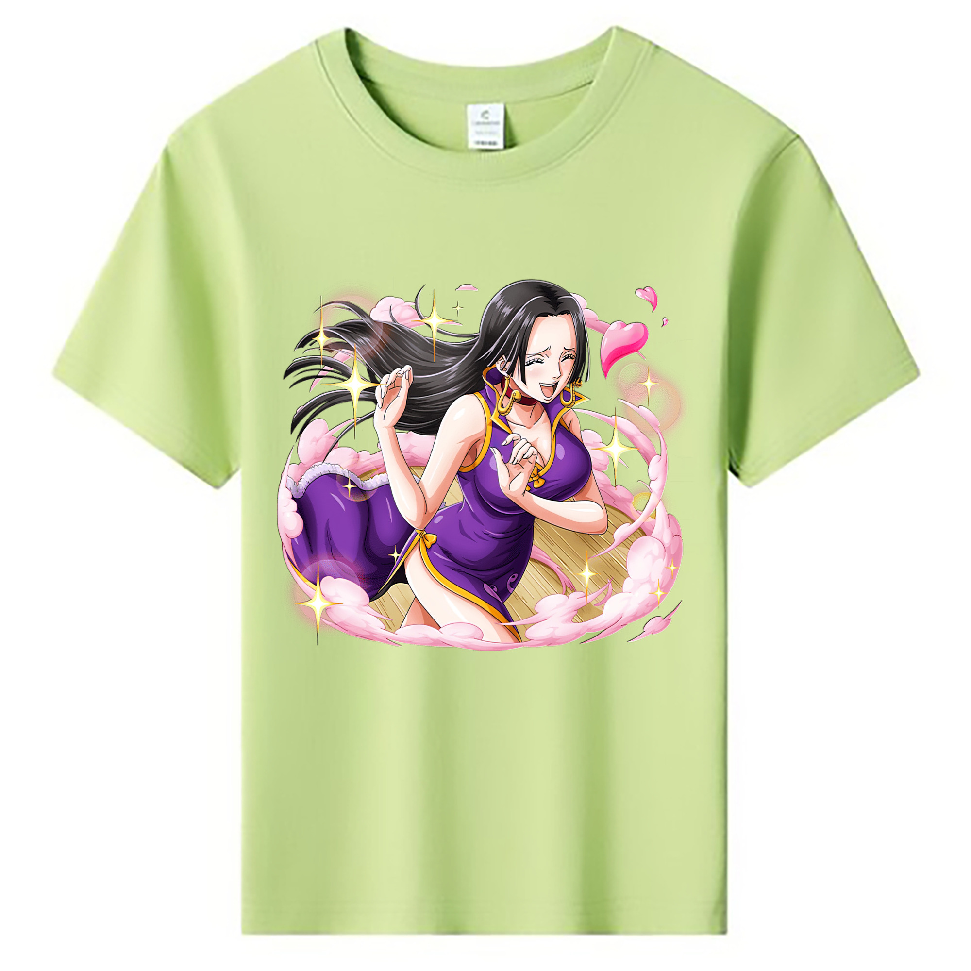 （画像用） ワンピース ボア・ハンコック ONE PIECE Boa·Hancock 綿100％キッズTシャツ（フロントプリント）